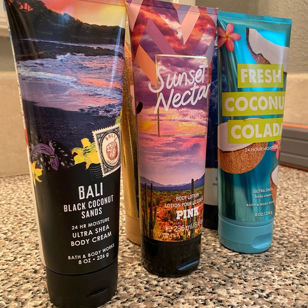 VS and Bath&BodyWorks Lotions